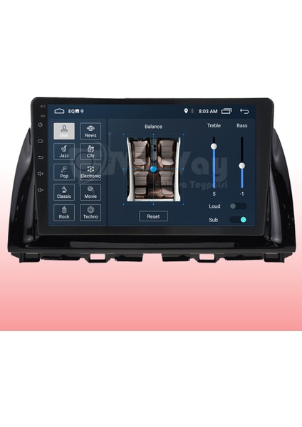 Mazda 6 Cx5 Android 11 Carplay Multimedya Ekran Teyp 2GB+16GB fırsatları