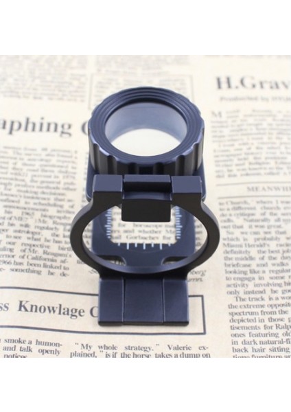 Tekstilciler Için Kumaş Kontrolü Büyüteçkatlanan Metal 15X Büyütme modelleri
