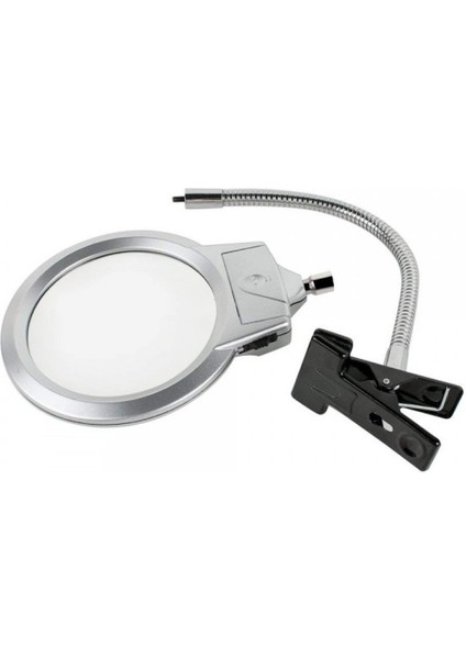 Işıklı Büyüteç Tamirci Büyüteci Çalışma Lambası Lup Mercek 130MM fiyatları