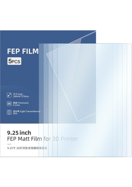 Fep Mat Film 9.25'' (5 Adet)