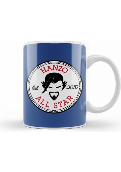 Hanzo Overwatch All Star Converse Kupa Bardak Porselen
