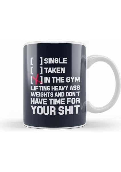 Single Taken Or In The Gym Inspiration Kupa Bardak Porselen