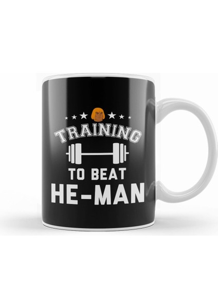 Training To Beat He Man Masters Of The Universe Kupa Bardak Porselen