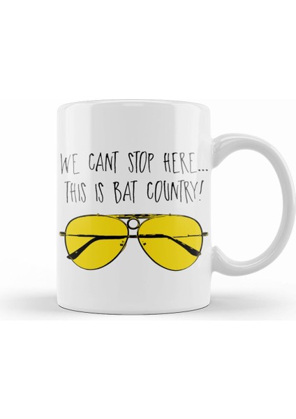 This Is Bat Country Fear And Loathing In Las Vegas Kupa Bardak Porselen