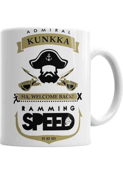 Dota 2 Admiral Kunkkaa Kupa Bardak Porselen