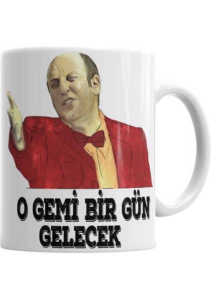 Leyla ile Mecnun Ismail Abi O Gemi Bir Gün Gelecek Kupa Bardak Porselen