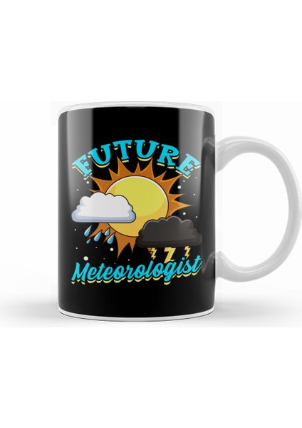 Cute & Funny Future Meteorologist Tornado Storm Kupa Bardak Porselen