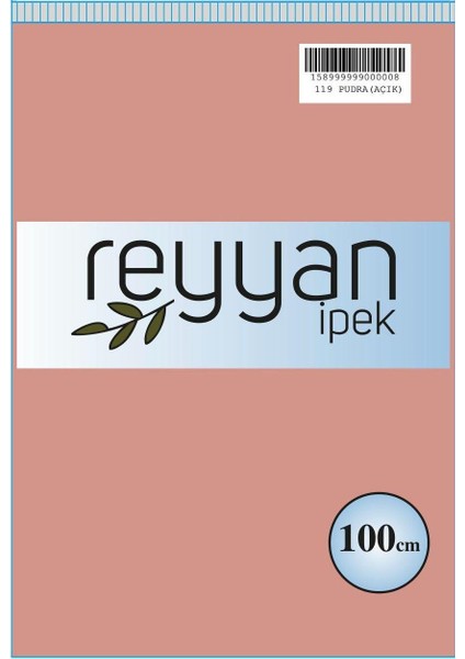 Düz Renk Poşetli Yazma-Pudra Açık