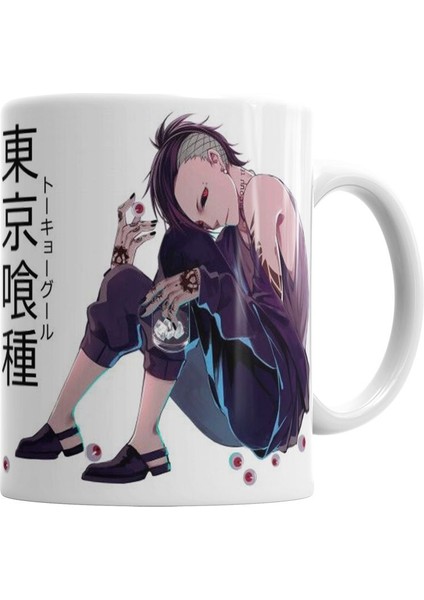 Tokyo Ghoul Uta Anime Kaneki Ken Yomo Renji Kishou Arima Eto Yoshimura Tatara Kupa Bardak Porselen