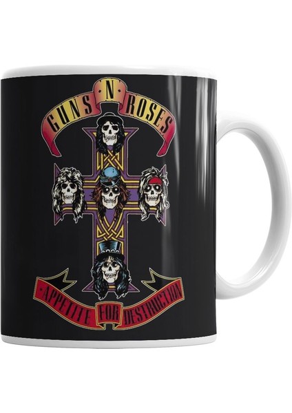 Guns N Roses Kupa Bardak Porselen