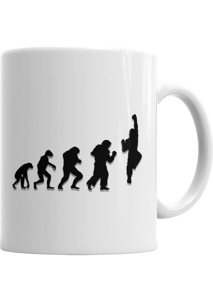 Evolution Of Shoryuken Street Fighter Kupa Bardak Porselen