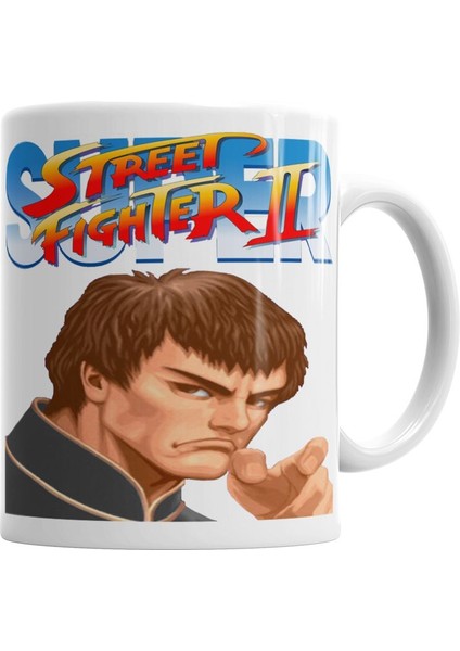 Street Fighter 2 Dhalsim Kupa Bardak Porselen