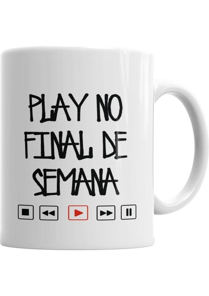 Play No Final De Semana Kupa Bardak Porselen