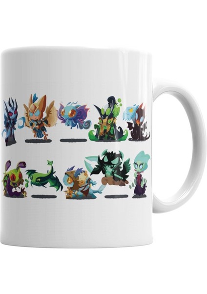 Dota2 Heroes Cartoons Kupa Bardak Porselen