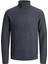 Balikçi Yaka Düz Koyu Lacivert Erkek Kazak 12199940_JPRBLUCARLOS Knit Roll Nec 5