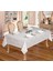 Aslı Lüx Jakar Polycotton Kumaş Gri Masa Örtüsü Dikdörtgen 160x220 cm - 1051 1