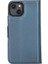 Apple iPhone 14 Uyumlu Deri Cüzdanlı Kılıf Mwwn BRN4EF Mavi 5