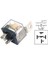 Role Şeffaf Ledli 12V 5 Pin Cift VR4520 1