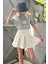 Boyalı Gri Baskılı Oversize Tişört Mg1512 2
