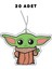 20 Adet Baby Yoda Tasarımlı Premium Oto Araç Kokusu ve Aksesuarı 1