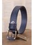 4 cm Lacivert Deri Spor Kemer 1