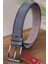 3.5 cm Gri Süet Suni Klasik Kemer 1