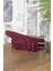 3.5 cm Bordo Süet Deri Kemer 2