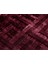 Clementine Vizon Emboss Çift Kişilik Battaniye - Bordo 5