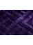 Clementine Vizon Emboss Çift Kişilik Battaniye - Mor 5