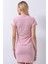 Pınkmark Kadın Pudra Baskılı Kısa Kollu Gecelik PMEL25548 9