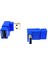 USB 3.0 Erkek - Dişi 90 Derece Uzatma Adaptörü USB 3.0 Dirsek 90 Derece L Pozisyon Dönüştürücü 4