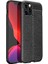 Apple iPhone 12 Pro Kılıf Deri Görünümlü Niss Silikon Kapak 1