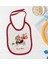 Kids Kişiye Özel Mini Boss Tasarımlı Kırmızı Bebek Mama Önlüğü-1 1
