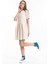 Cep Detaylı Mini Elbise | ELB34254 Bej 4