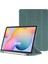 Ipad Air 3 Uyumlu 10.5'' Kalem Bölmeli Tri Folding Smart Standlı Silikon Kılıf Koyu Yeşil 1