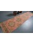 Türk Halısı, Eskitme Halı, Halı, 84X392 cm Kırmızı Halı, Bahçe Koridor Halı, Organik Merdiven Halı, 2