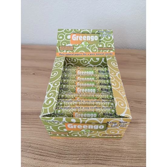 Greengo Naturel Zıvanalı Sarma Kağıdı 1 Kutu-24 Paket