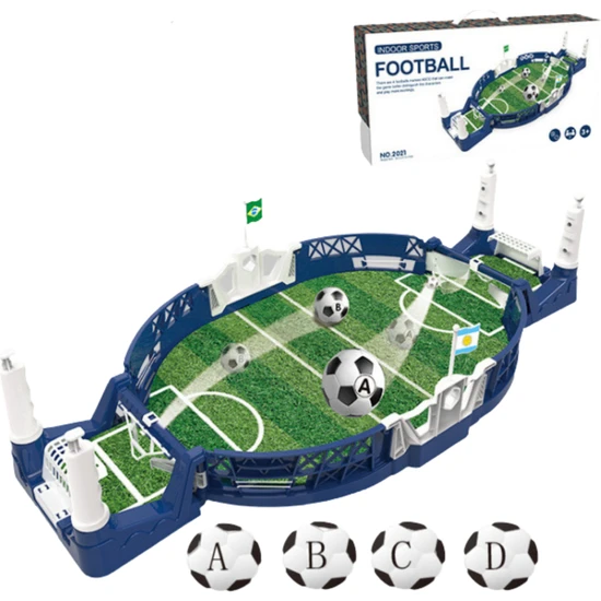 Blueglobal Çocuk Masa Futbol Oyunu Büyük Rahat Çift Interaktif Futbol Sahası Seti (Yurt Dışından)