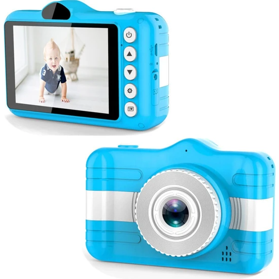 Ozmik CMR18 1080P Hd Dijital Kamera Çocuklar Için Video Kamera ile 3.5 Inç Ekran Çift Kamera Ön Kamera