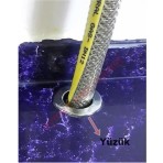 Eym 3 Adet Doğalgaz Flex Için Mermer Üstü Delik Tıpası Yüzük Krom