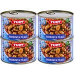 Yurt Barbunya Pilaki 400 gr *4 Adet Pratik ve Lezzetli Hazır Yiyecek Teneke Ambalaj