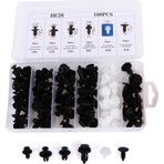 Hubstein 6 Boyutu 100 Adet Oto Fastener Klip Tampon Kapı Pervazı Tutucu Raptiye SETI-100 Parça-6 Çeşit