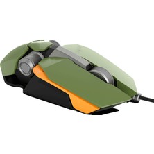 James Donkey 850R 12000DPI 8 Tuş PMW3360 Sensör Rgb Optik Yeşil Gaming Mouse