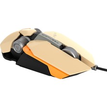 James Donkey 850R 12000DPI 8 Tuş PMW3360 Sensör Rgb Optik Sarı Gaming Mouse