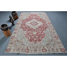 Kayra Export Türk Halısı, Eskitme Halı, Halı, 172 x 301  cm Kırmızı Halı,  Büyük Halı, Bahçe Salon Halı,  10017