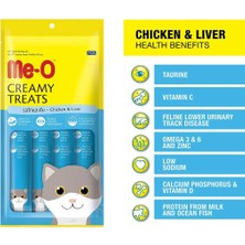 Creamy Tavuk ve Ciğerli Kedi Kreması Ödül 15GR x 4