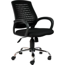 Sumeno Pole Krom Çalışma Koltuğu Ofis Koltuğu Büro Koltuğu Bilgisayar Koltuğu Yönetici Koltuğu
