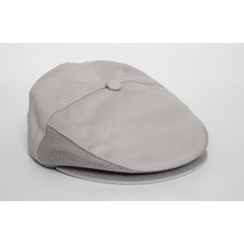 Salar Ticaret Bay Yazlık Kasket Köylü Kasketi Yöresel Şapka Gri 58 cm