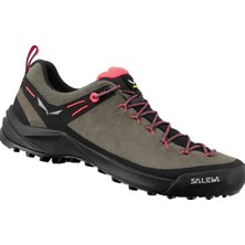 Salewa Wildfire Leather Kadın Deri Ayakkabı Bungee Gri/Siyah