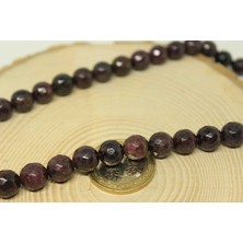 Yaşam Tohumu Lal (Granat) (Garnet) Taşı Faset Kesim 10MM/2 Adet